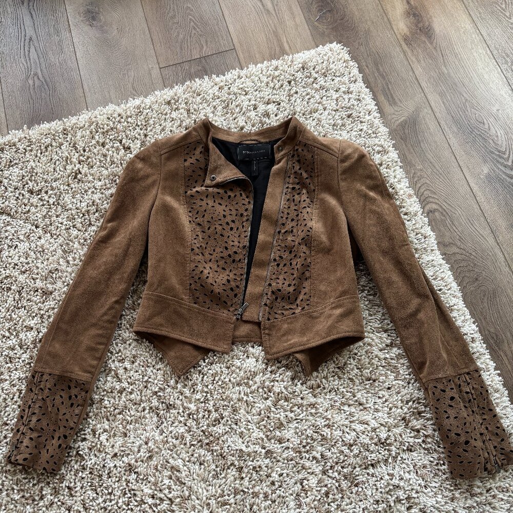 Never Worn BCBG MaxAzria Brown Suede Jacket (S)